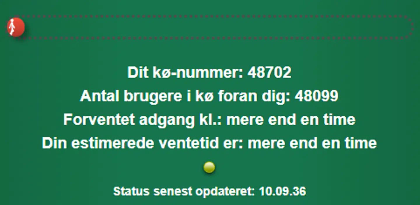 Der er ventetid på mere end en time, hvis man gerne vil have fat i en Smukfest-billet til næste års festival. Foto: Smukfest / Screendump