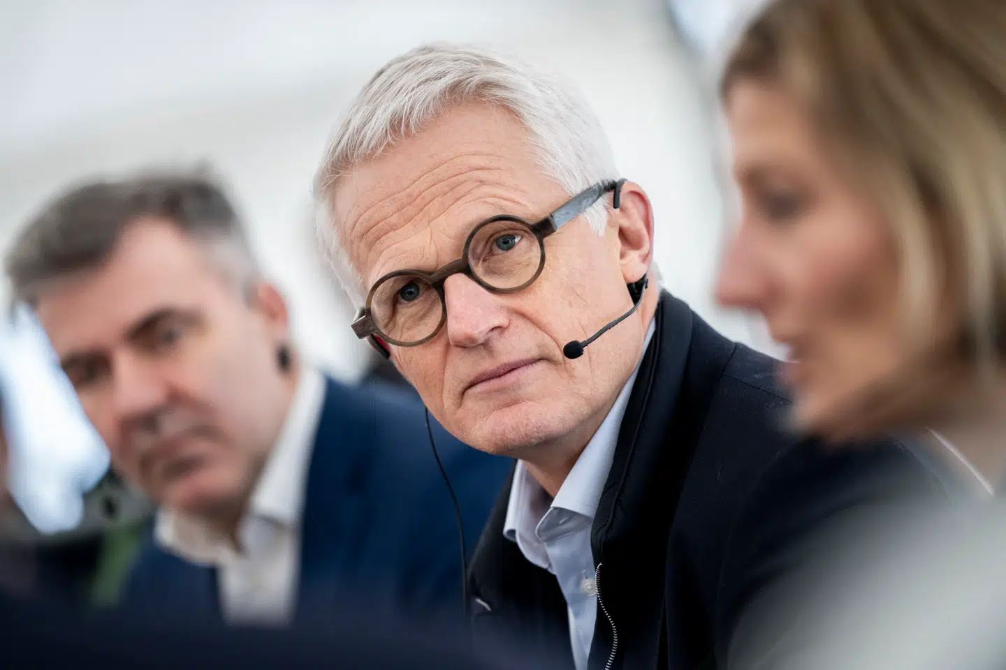 Ørsteds topchef. Mads Nipper – her fotograferet i forbindelse med indvielsen af Danmarks første anlæg til CO2-fangst i december sidste år – har brugt det seneste år på at vende skuden hos Ørsted, efter at selskabet blev ramt af udfordringer i USA. Til gengæld forventer han, at vækstpotentialet inden for grøn strøm i USA forbliver intakt, uanset om vinderen af dagens præsidentvalg hedder Trump eller Harris.