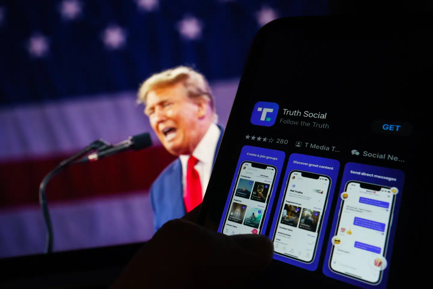 Onsdagens kursstigning i formarkedet står til at kaste helt nøjagtigt 12,5 milliarder kroner af til Donald Trumps egen aktiebeholdning.
