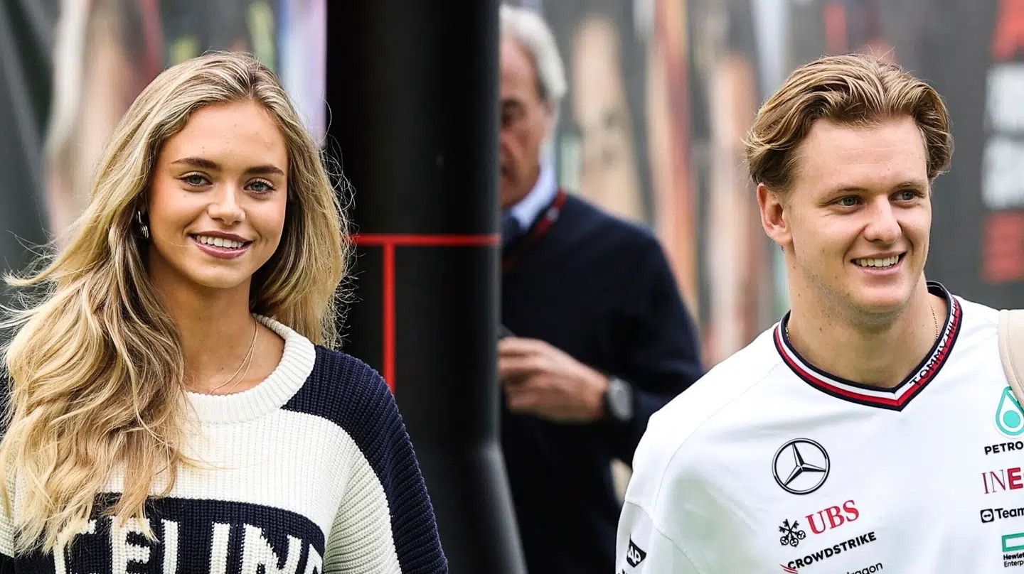 Mick Schumacher og Laila Hasanovic side om side.