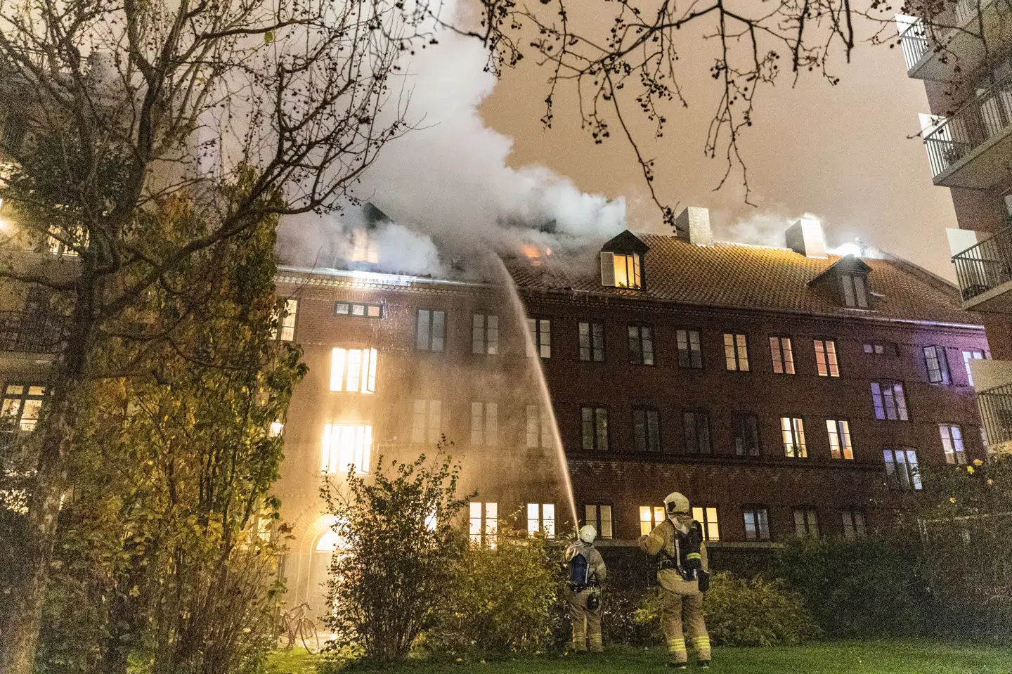Klokken 18.41 onsdag fik Københavns Politi en melding om en brand på Gasværksvej på Vesterbro i København. (Arkivfoto).