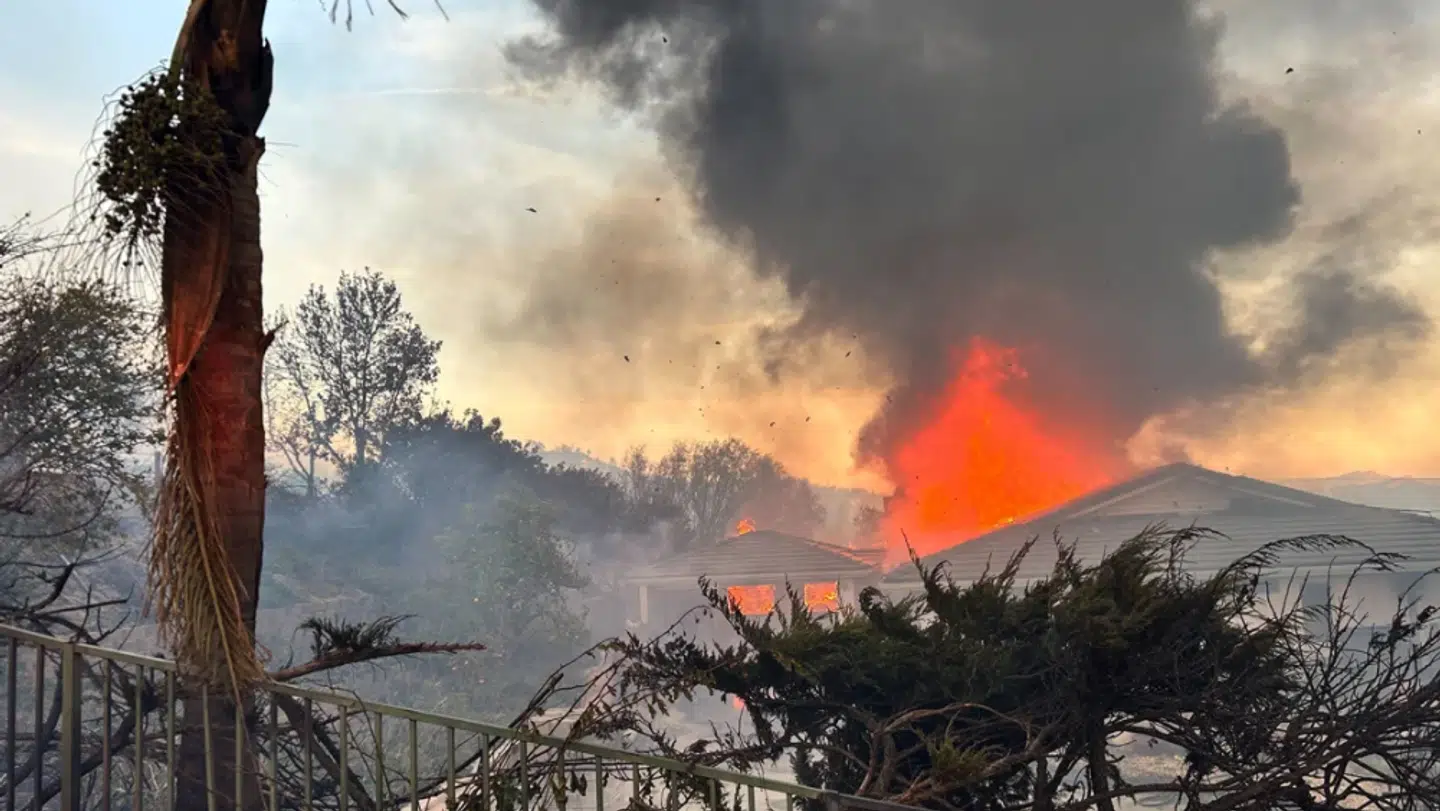 Op mod 1000 brandmænd kæmper med at slukke flammerne.
