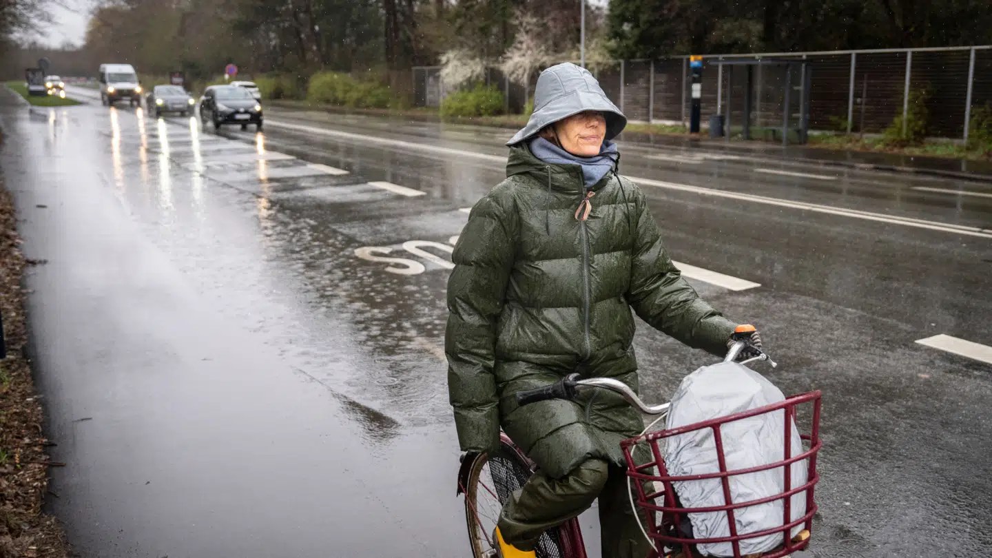 Regnvejr rammer Nordjylland søndag.