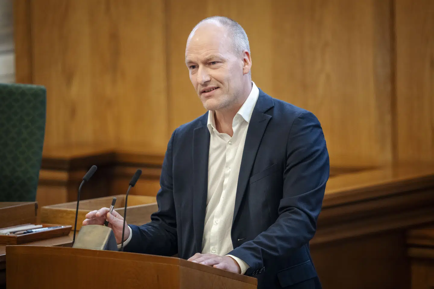 Politisk ordfører Pelle Dragsted (EL) kalder fraktionen Rødt Venstre for "et slags parti i partiet" og skriver på Facebook, at fraktionen "fører en offentlig kampagne mod Enhedslisten". (Arkivfoto).