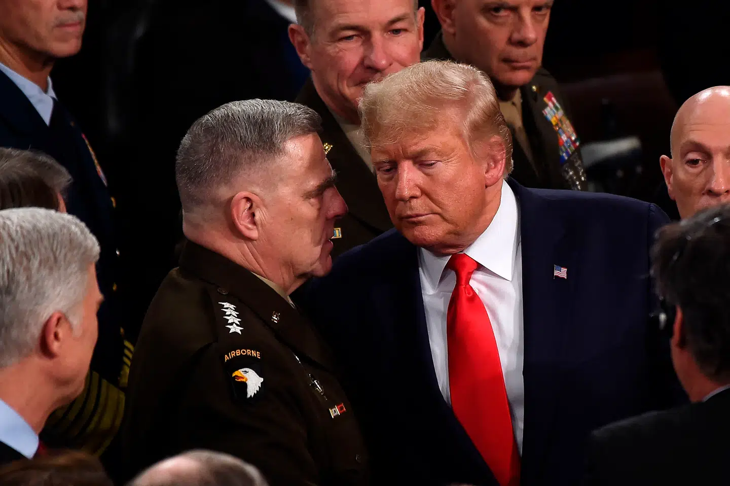 Mark Milley og Donald Trump i 2020.