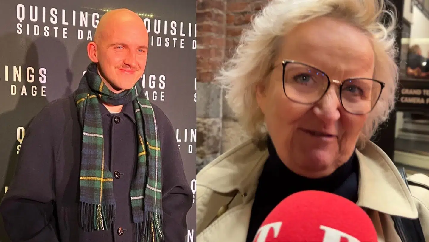 Anton Hjejle & Tine Gøtzsche var begge taget til fejringen af filmen om en af de mest berygtede forrædere.