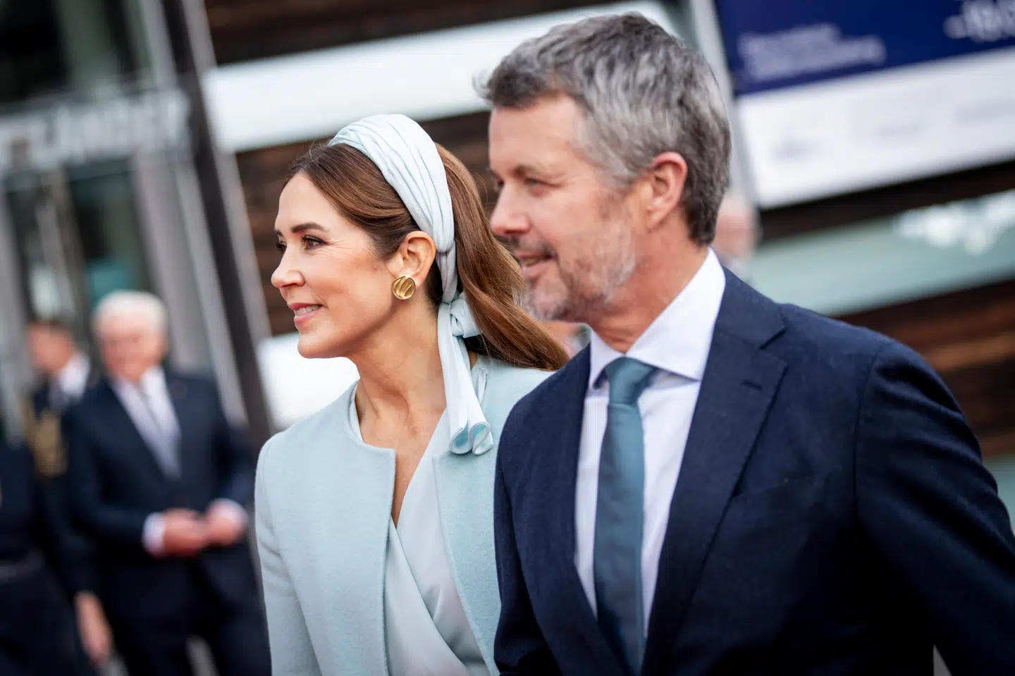 Kong Frederik og dronning Mary bakker op om dansk eksport på et væld af måder. Her ses parret på tiltrædelsesbesøget i Tyskland, hvor dansk knowhow også var en del af ligningen.