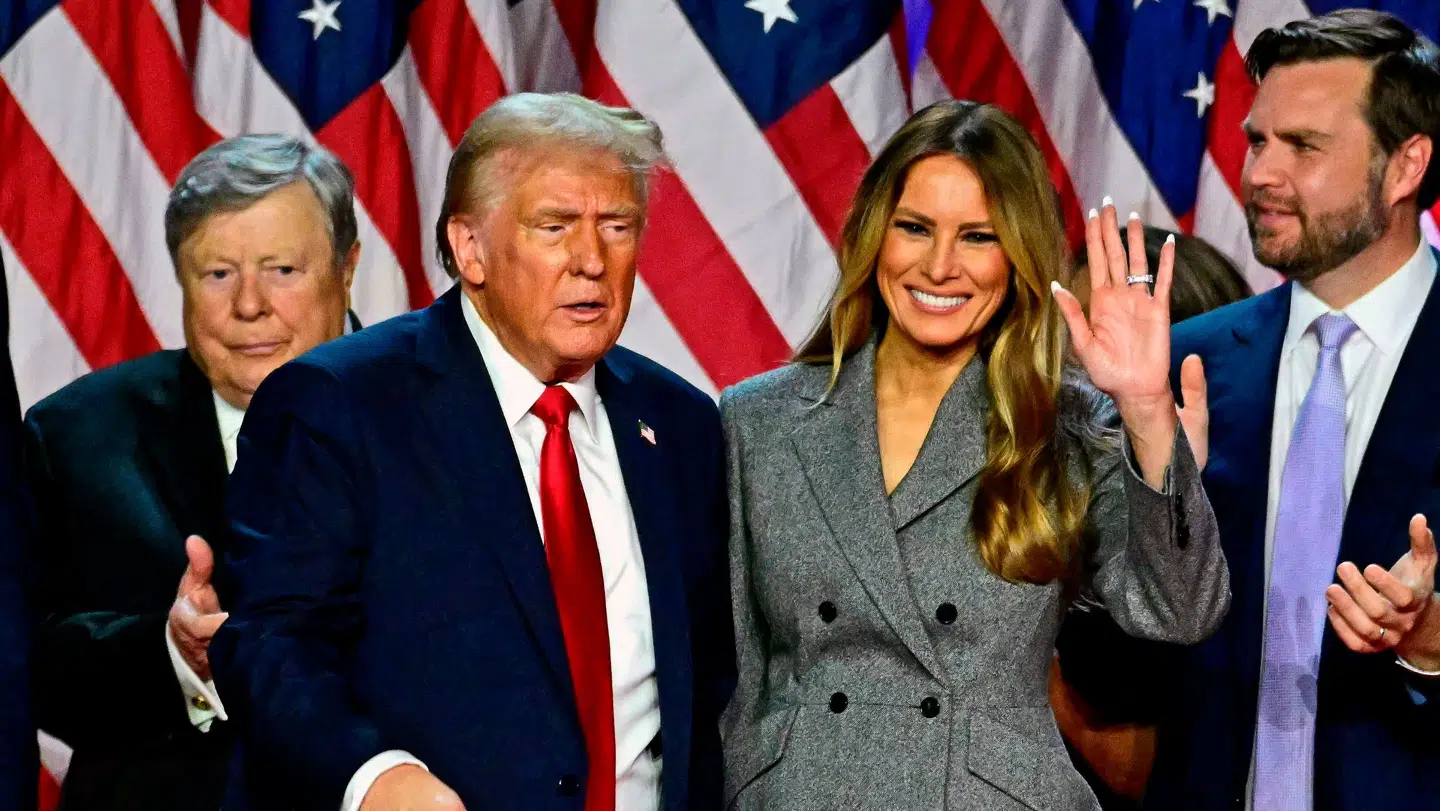 Donald Trump og Melania Trump.