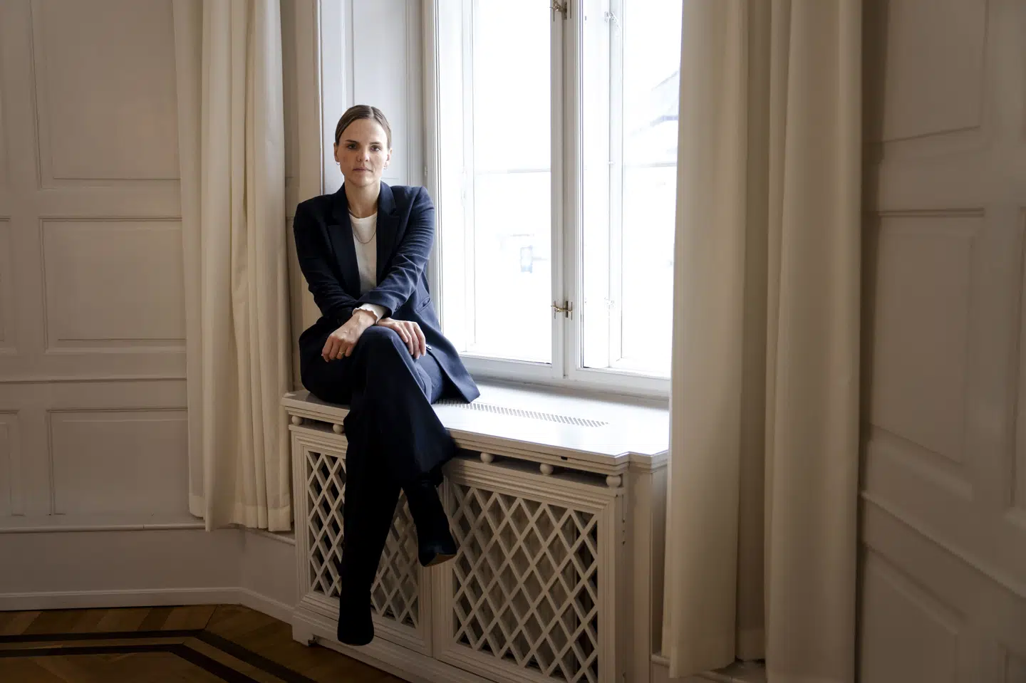 Digitaliseringsminister Caroline Stage Olsen (M) vil gerne være folketingsmedlem. (Arkivfoto).