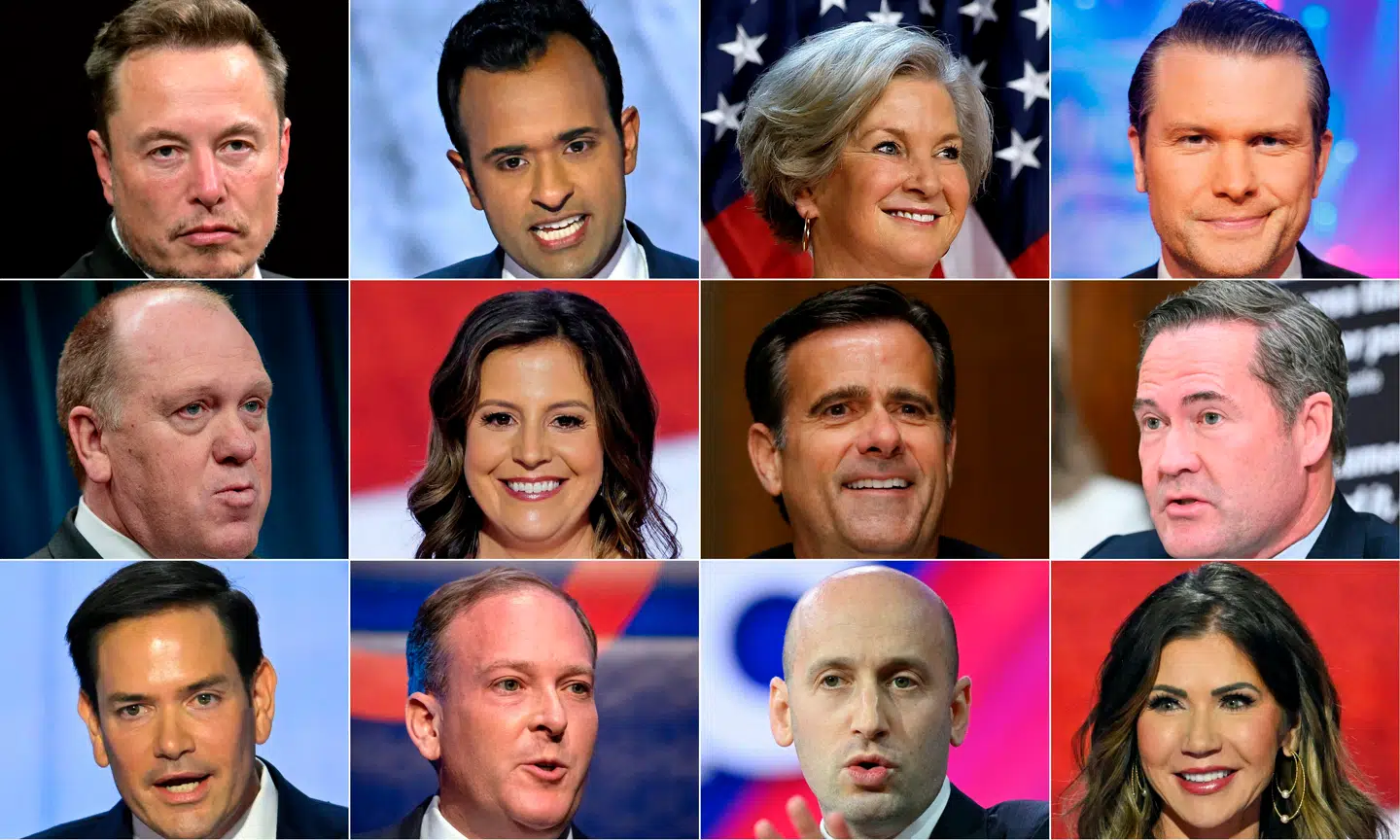 Hovedpersonerne omkring Trump er ved at være på plads.