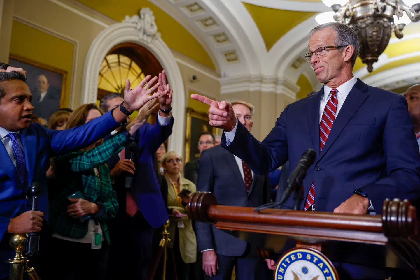 John Thune blev i går valgt som majoritetsleder i Senatet. Foto: Shawn Thew, Scanpix