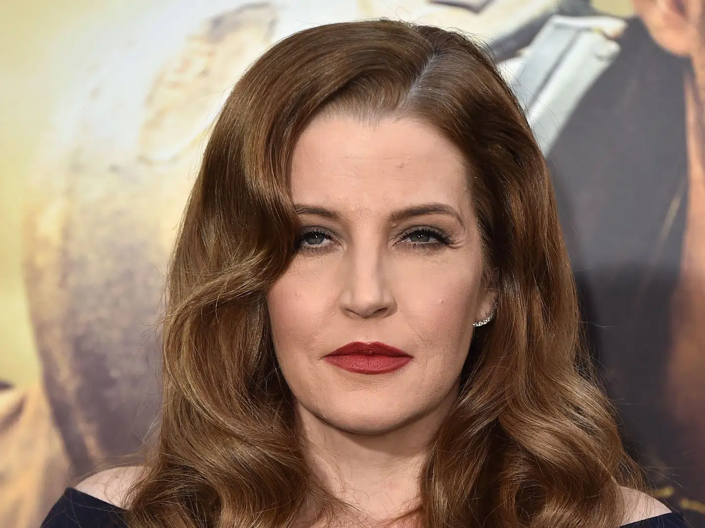 Lisa Marie Presley arrives at the Los Angeles premiere of "Mad Max: Fury Road" at the TCL Chinese Theatre on Thursday, May 7, 2015. (Photo by Jordan Strauss/Invision/AP)