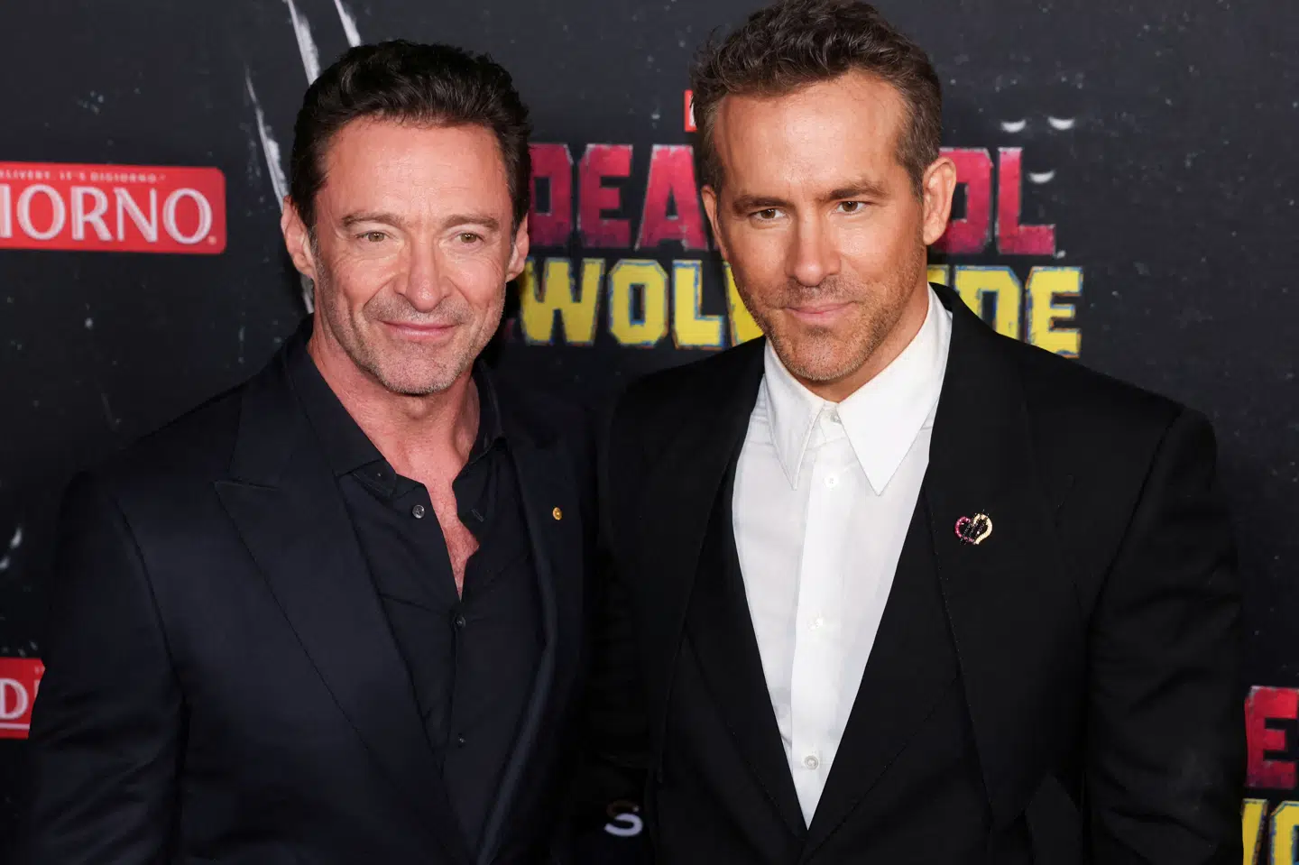 Hugh Jackman og Ryan Reynolds spiller med i filmen "Deadpool & Wolverine", der havde premiere i sommer. (Arkivfoto).