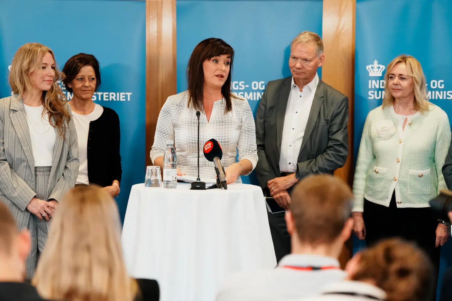 Indenrigs- og sundhedsminister Sophie Løhde (V) præsenterer aftale om ny sundhedsreform.