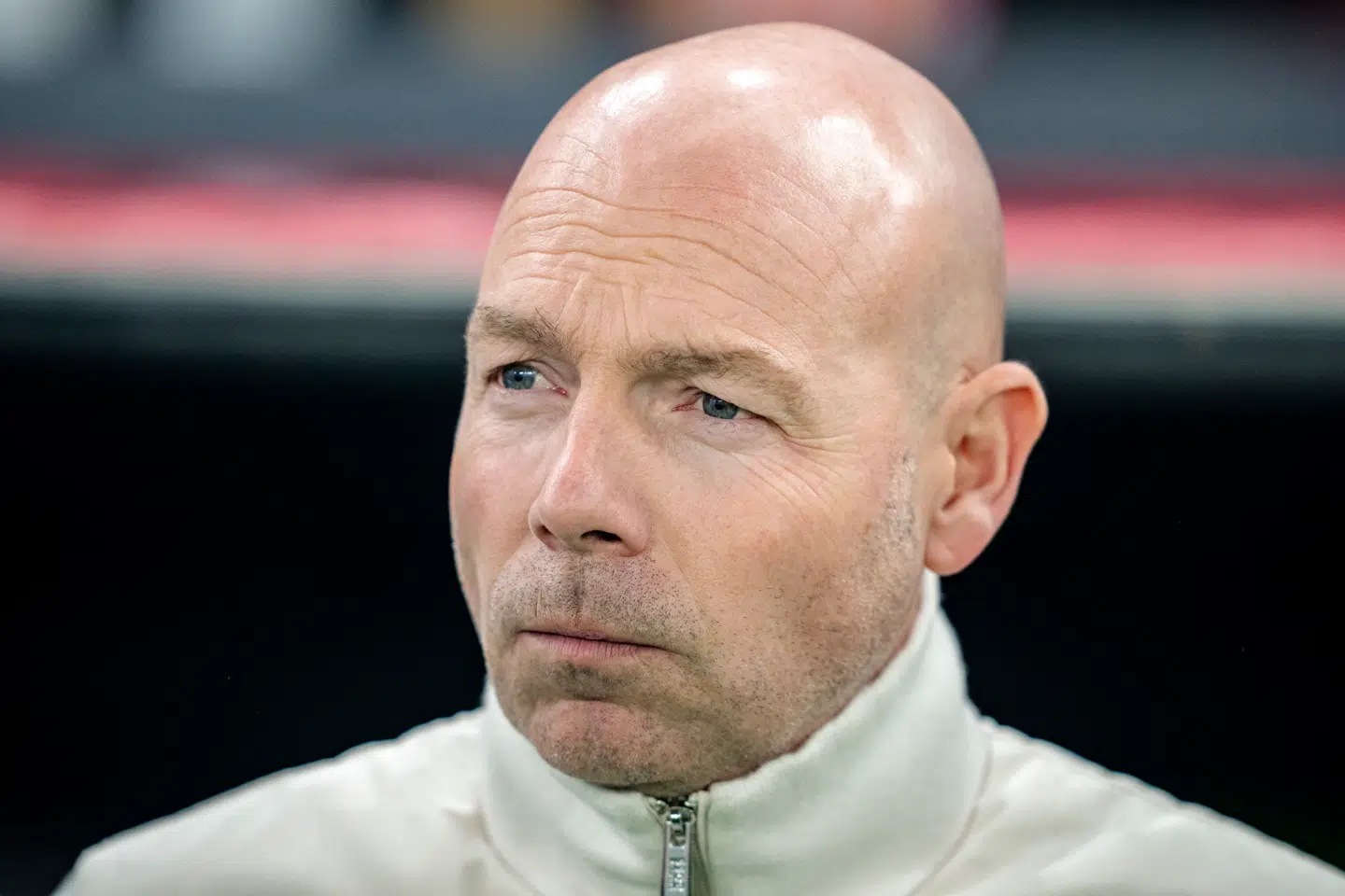 Danmarks landstræner Brian Riemer før UEFA Nations League-kampen mellem Danmark og Spanien i Parken i København, fredag den 15. november 2024.. (Foto: Mads Claus Rasmussen/Ritzau Scanpix)