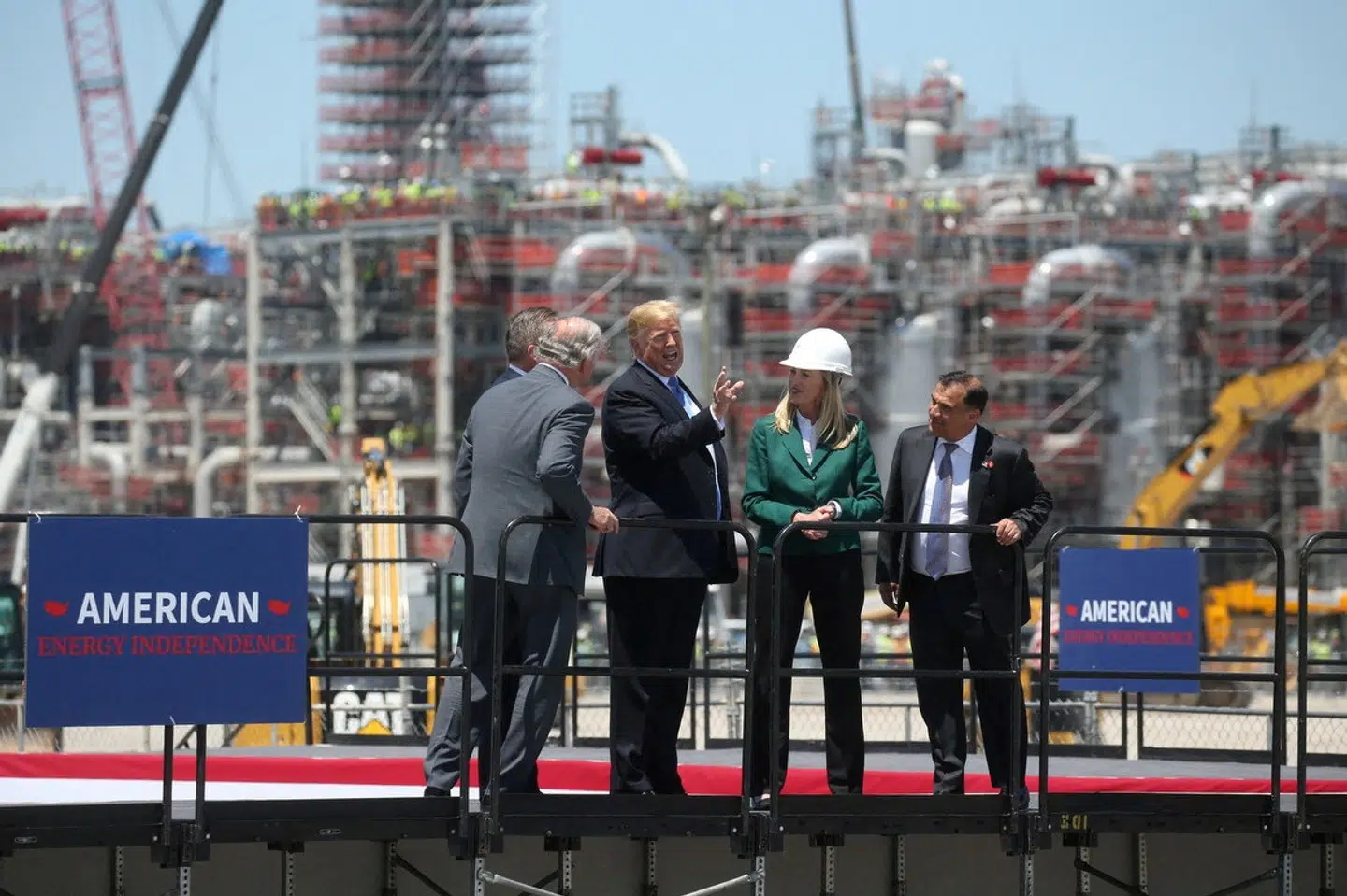 USA's kommende præsident, Donald Trump, vil maksimere USA's produktion af olie og gas og lovede flere gange i løbet af valgkampen, at USA skal "bore, baby, bore". Nu har han valgt en direktør for et frackingfirma som sin kommende energiminister. (Arkivfoto)