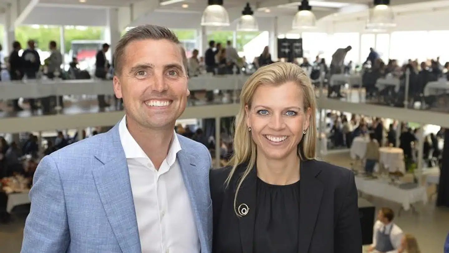 Andreas Helgstrand sammen med sin kone, Marianne.