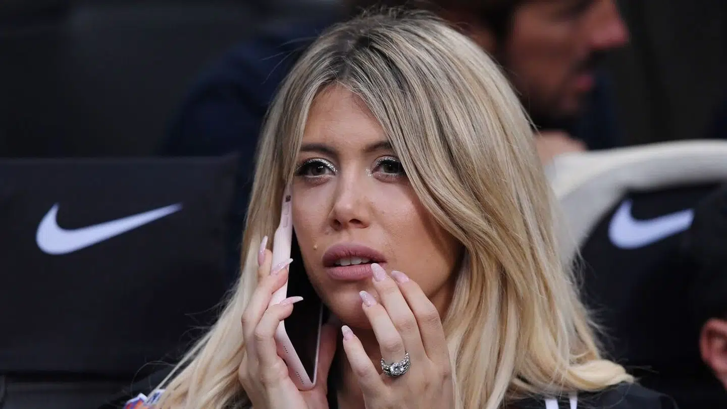 Soccer Football – Serie A – Inter Milan v Empoli – San Siro, Milan, Italy – May 26, 2019 Wanda Nara, wife of Inter Milan's Mauro Icardi, in the stands before the match REUTERS/Alberto Lingria