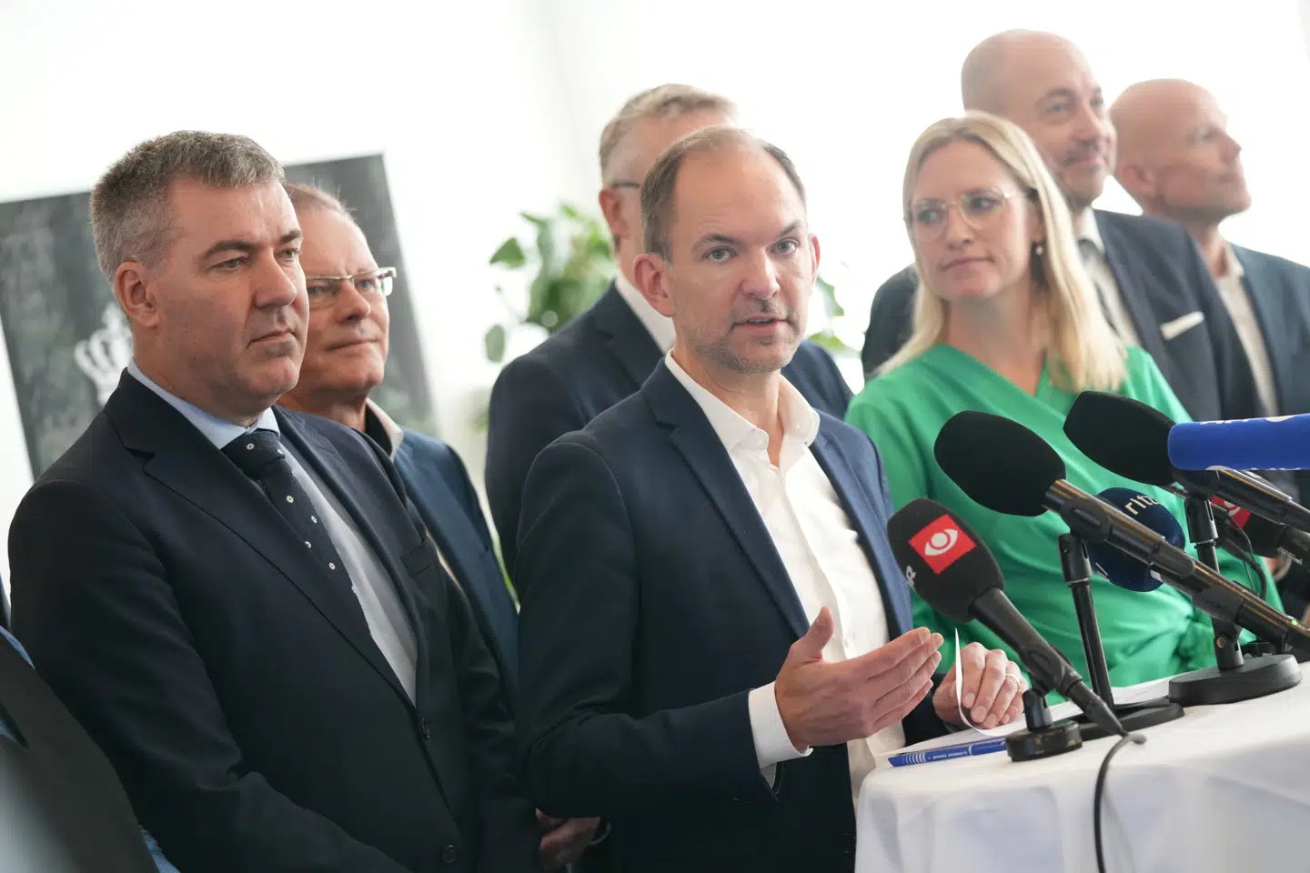 Ministeriet for Grøn Trepart afholdte pressemøde denne formiddag. Foto: Ida Marie Odgaard, Scanpix