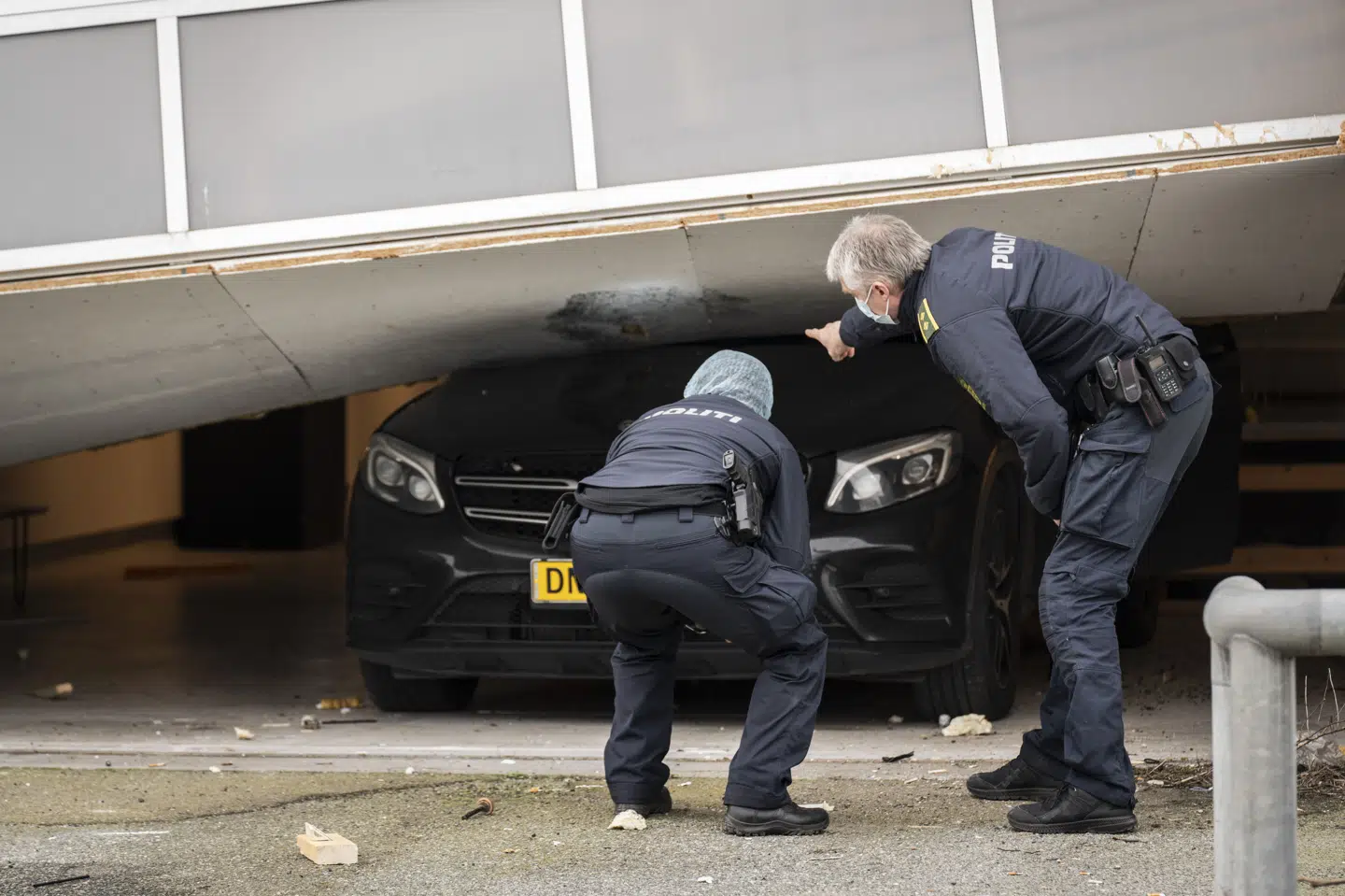 Den 28-årige dømte brugte sammen med tre andre gerningspersoner en stjålet sort Mercedes til et rambuktyveri, hvor flere kunstværker blev stjålet fra et galleri tilhørende Kristian von Hornsleth. (Arkivfoto).