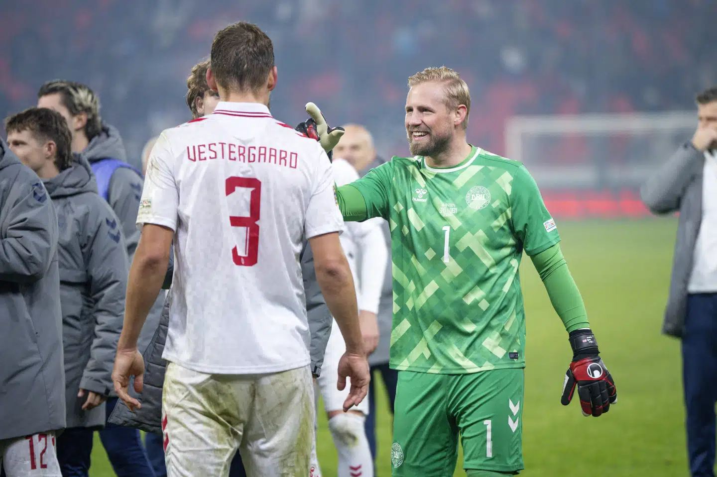 Kasper Schmeichel holdt buret rent i Serbien og hjalp Danmark i Nations Leagues kvartfinaler.