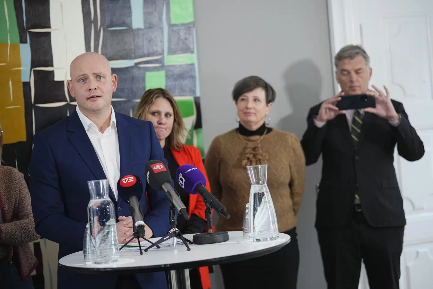 Kulturminister Jakob Engel-Schmidt (M) er netop vendt tilbage fra barsel og er hurtigt tilbage i arbejdstøjet.