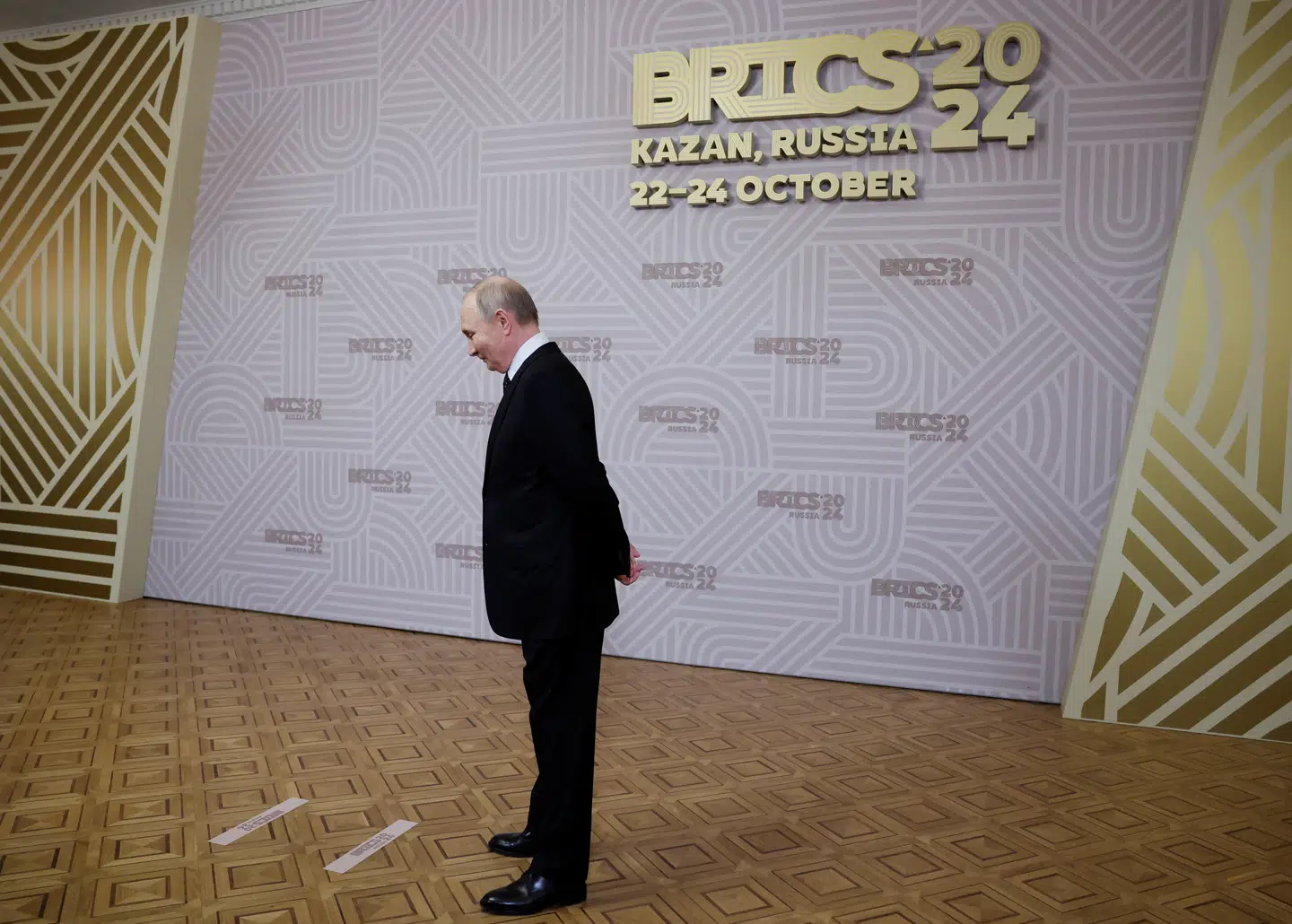 Vladimir Putin ved BRICS-topmødet i oktober. Foto: Maxim Shemetov, Scanpix