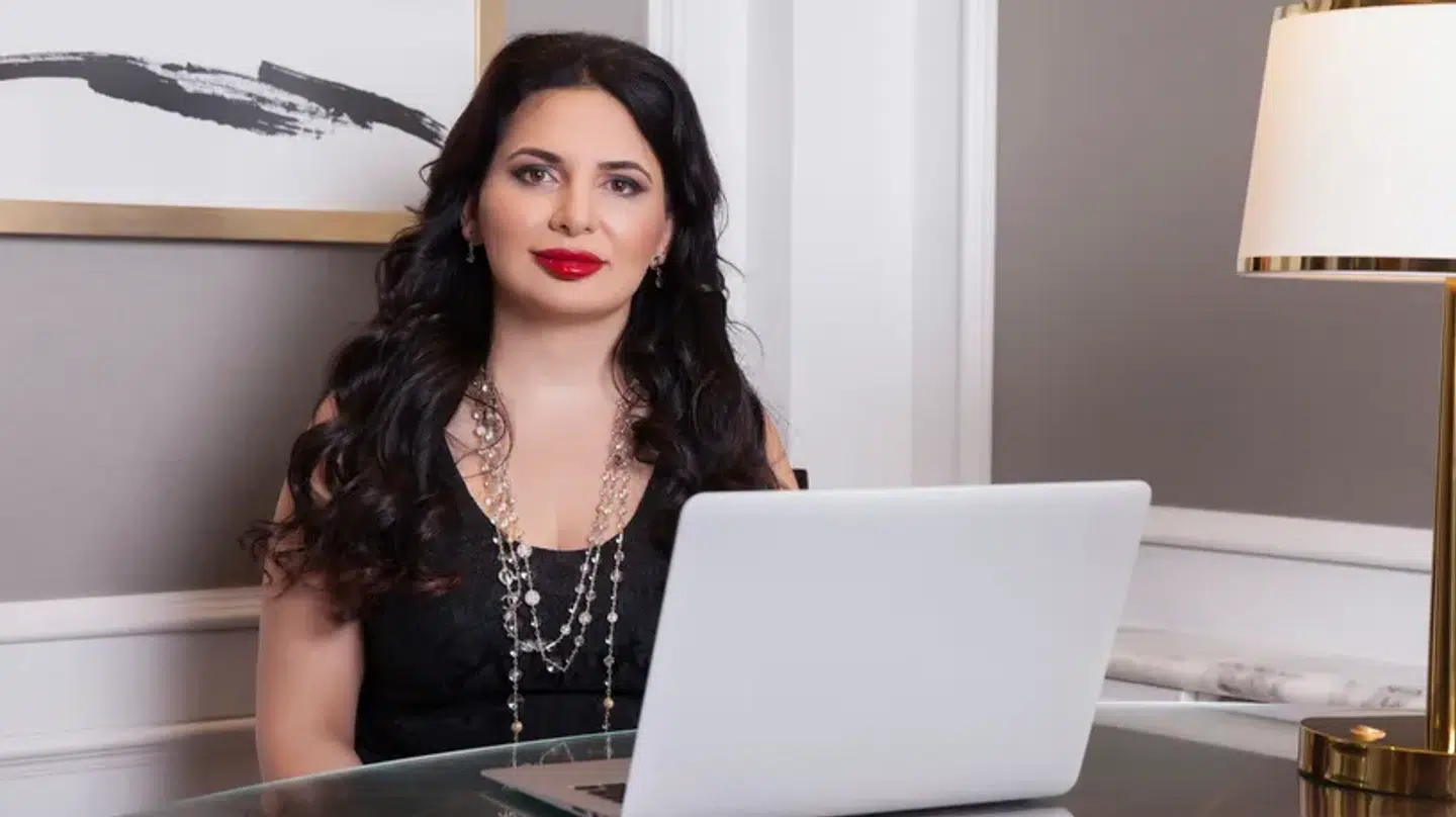 Sådan blev Ruja Ignatova præsenteret på OneCoins hjemmeside.