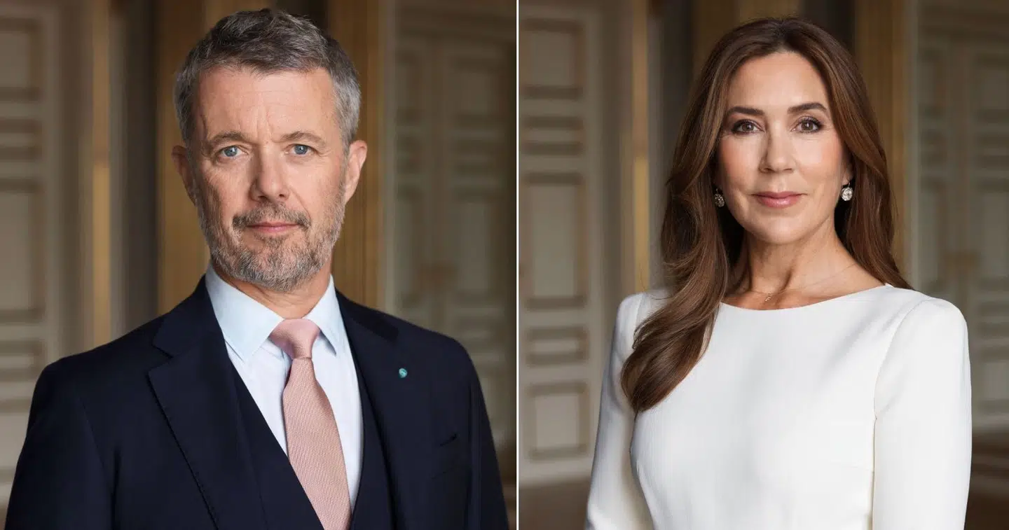 Kong Frederik og dronning Mary har også fået taget individuelle civilportrætter, som du kan se her. Fotos: Steen Ewald / Kongehuset