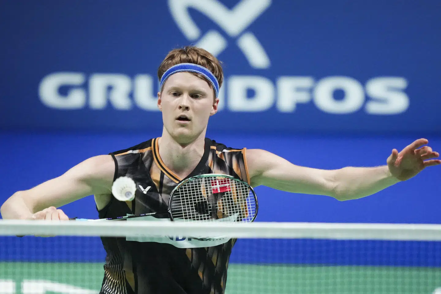 Anders Antonsen har indtil videre vundet begge sine kampe ved China Masters i to sæt. (Arkivfoto).