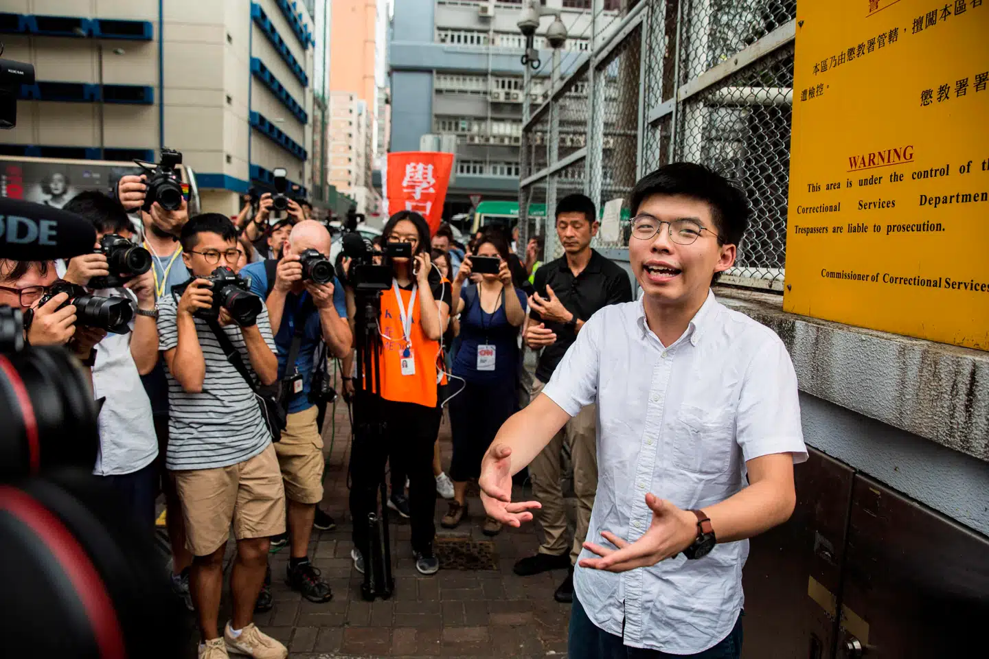 Joshua Wong i 2019. Arkivfoto: Isaac Lawrence, Scanpix