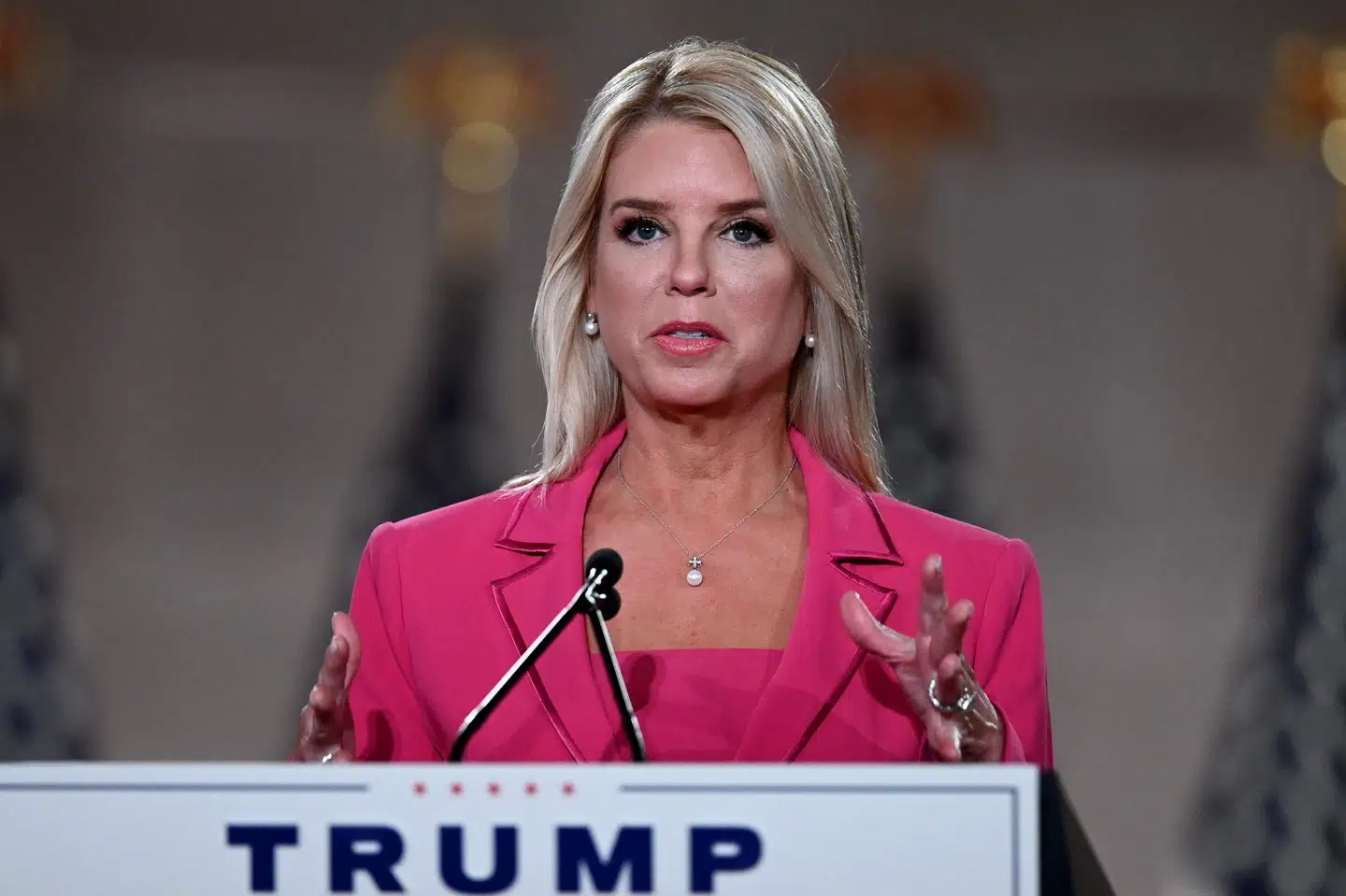 Pam Bondi er tidligere justitsminister i delstaten Florida. Hun står nu til at blive USA's næste justitsminister. (Arkivfoto).