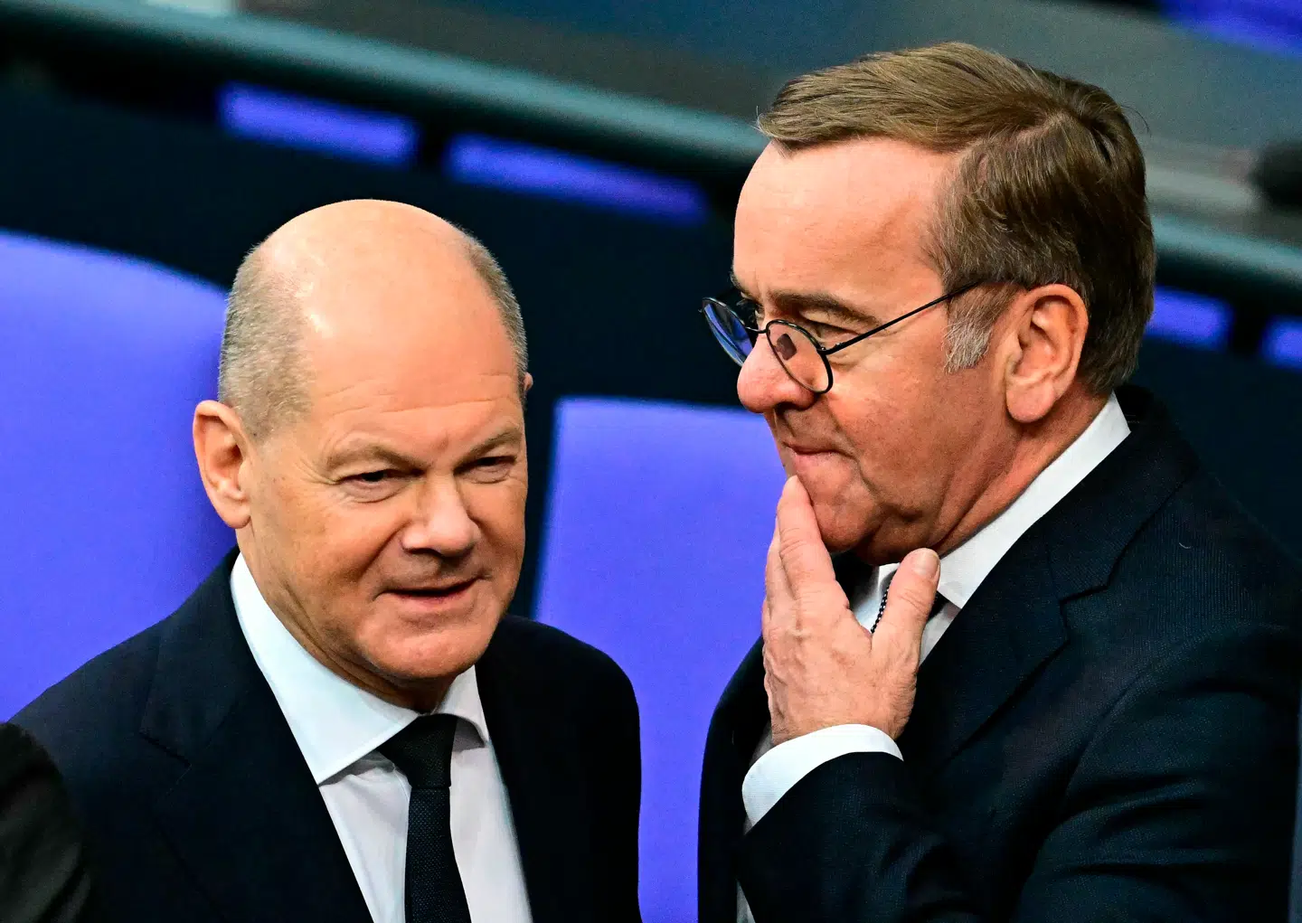 Lad os huske vigtige, relevante nyheder fra vores nabo og næststørste eksportmarked, Tyskland, skriver Benny Storgaard. Her ses den tyske kansler, Olaf Scholz, og forsvarsminister Boris Pistorius.