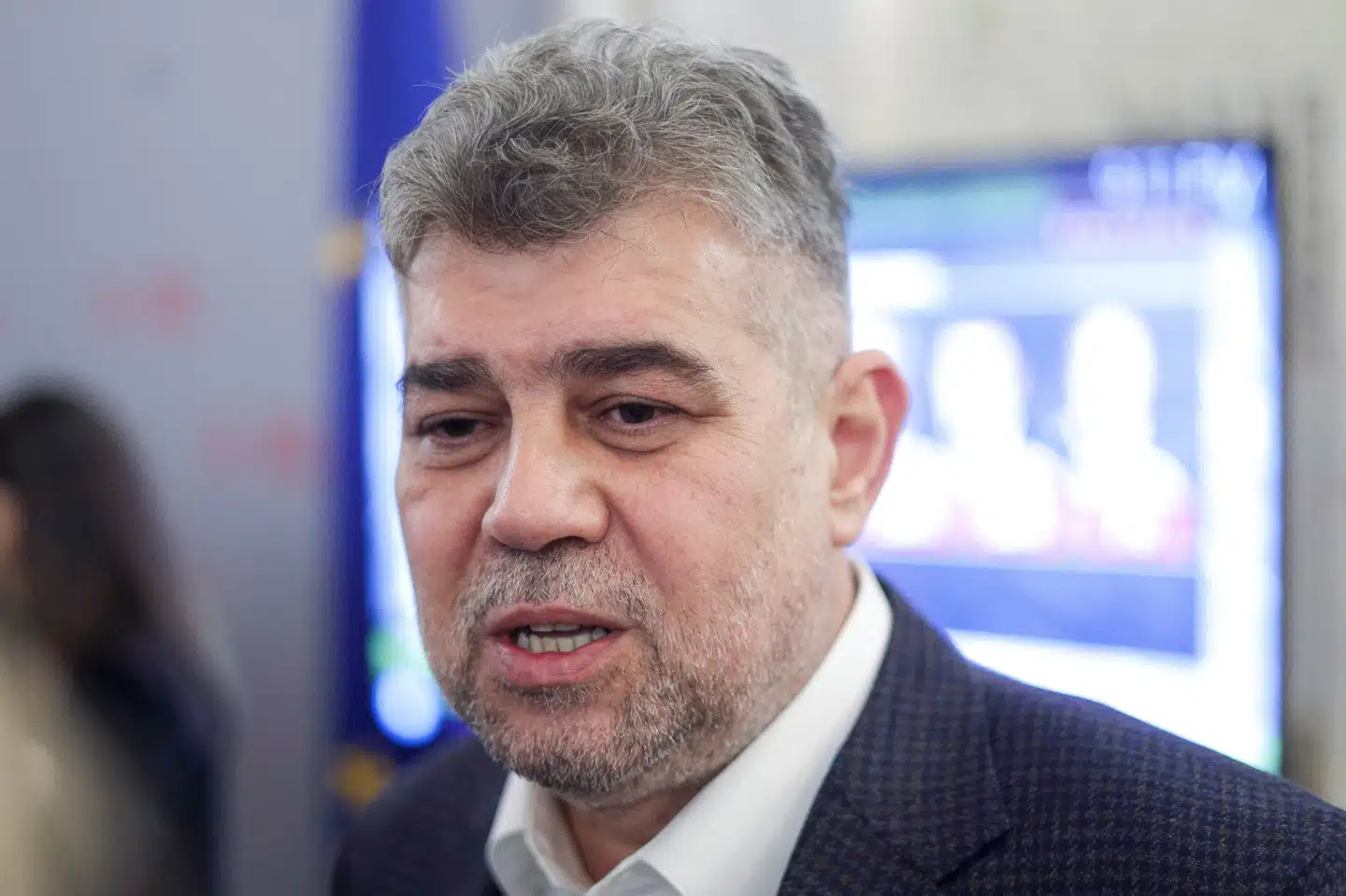 Premierminister Marcel Ciolacu var klar favorit til at vinde første valgrunde i Rumænien, men står ikke til at gå videre til anden runde. (Arkivfoto).