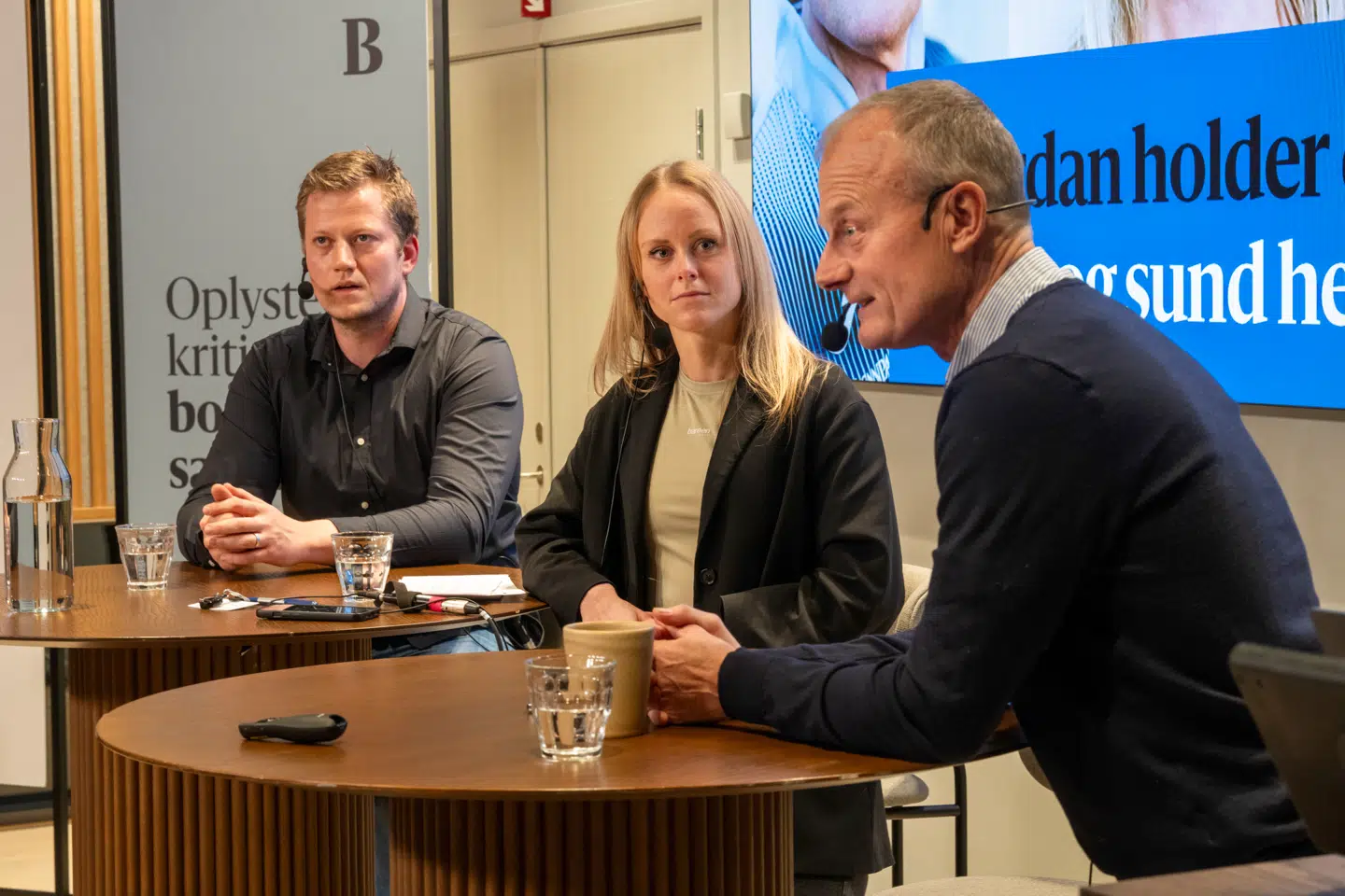 Berlingskes sundhedsjournalist, Julie Dalgas, interviewede forskerne Jens Bangsbo og Casper Søndenbroe til et læserarrangement i Salonen på toppen af Berlingske.