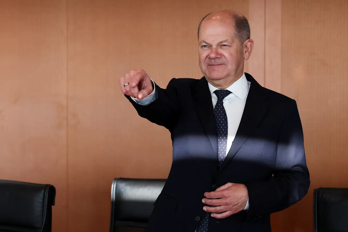 Scholz vil gerne blive set som »fredskansler«. Foto: Liesa Johannssen, Scanpix