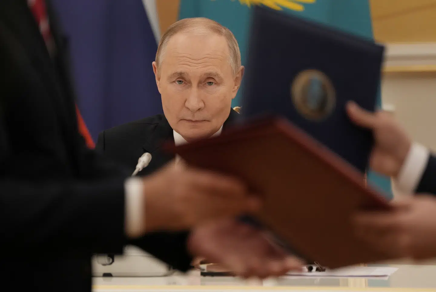 Den russiske præsident, Vladimir Putin, ses her under et møde den 27. november.