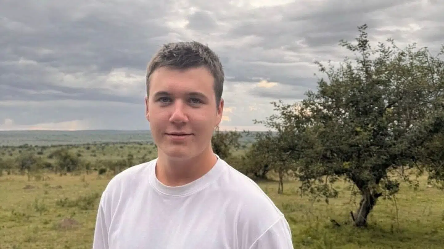 Kronprins Christian i Afrika.