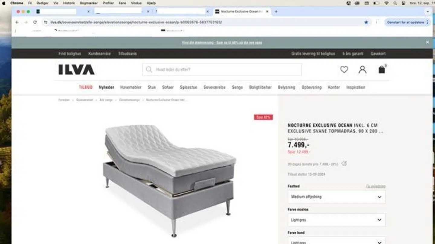 Prisen har været den samme adskillelige gange over de sidste fire måneder. Således også på den store handelsdag black friday som en af de særligt udvalgte varer.