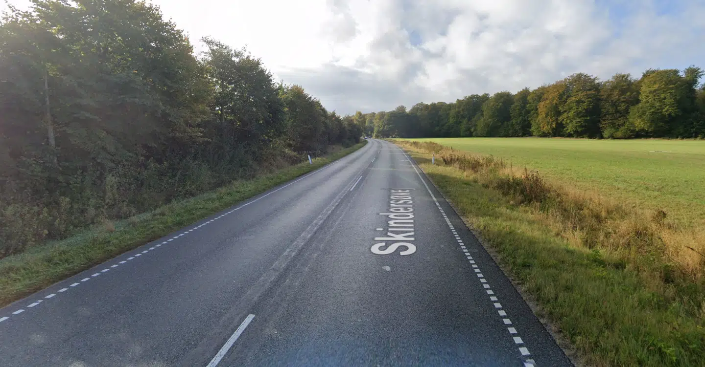 Det var her, at taxaen kom op på de 122 km/t. Man må køre 80 efter reglerne.