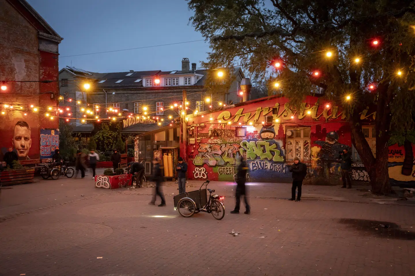 Fra december til februar kommer Pusher Street på Christiania til at være en skøjtebane. (Arkivfoto).