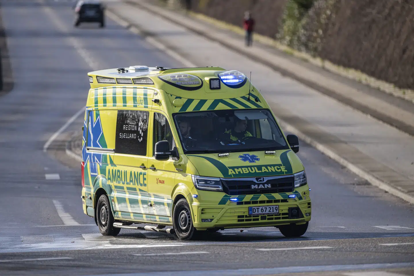 Falck står bag Virksomhedsberedskabet, der skal hjælpe danskere i krisesituationer. (Arkivfoto).