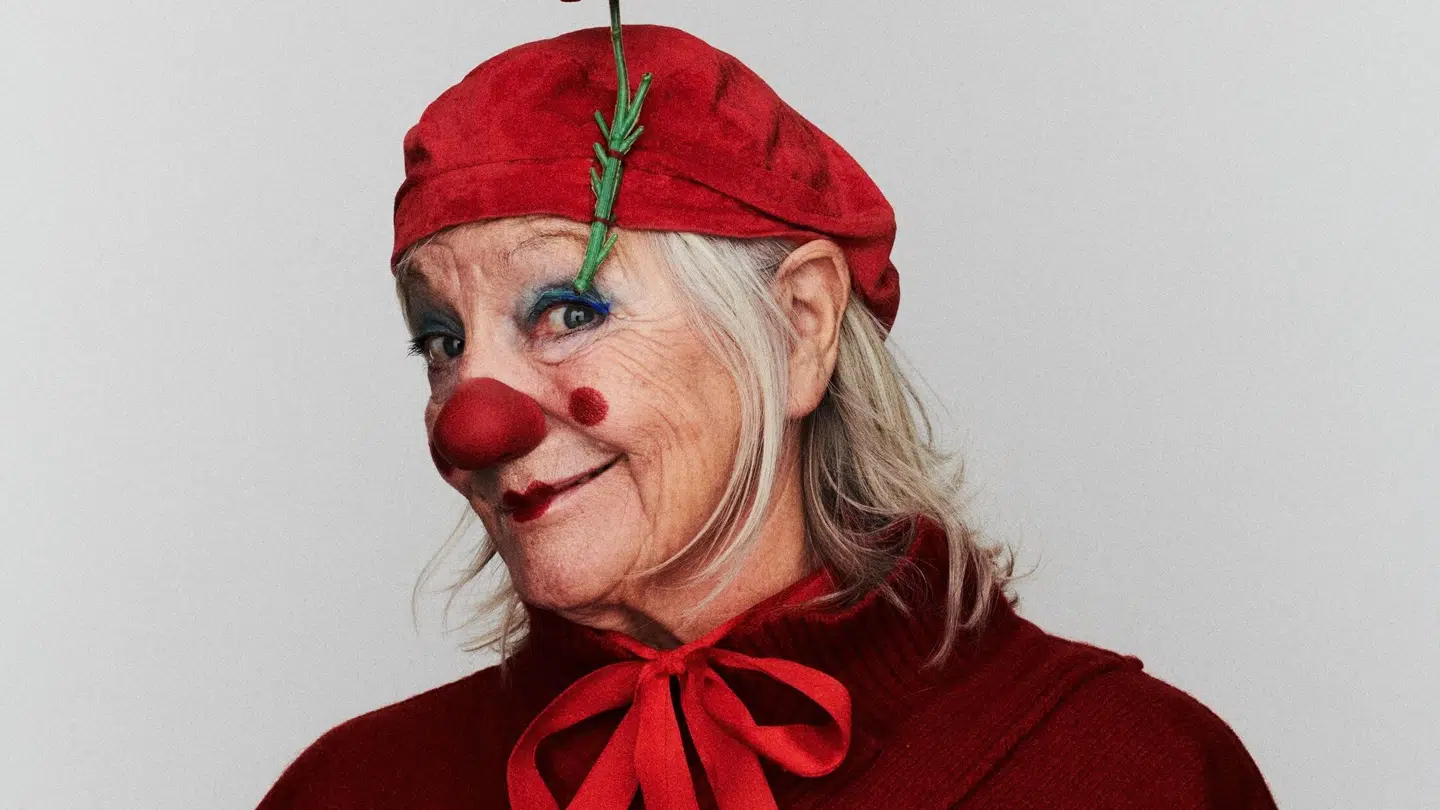 Kirsten Cenius når hun i dag arbejder som hospitalsklovnen 'Karla'.