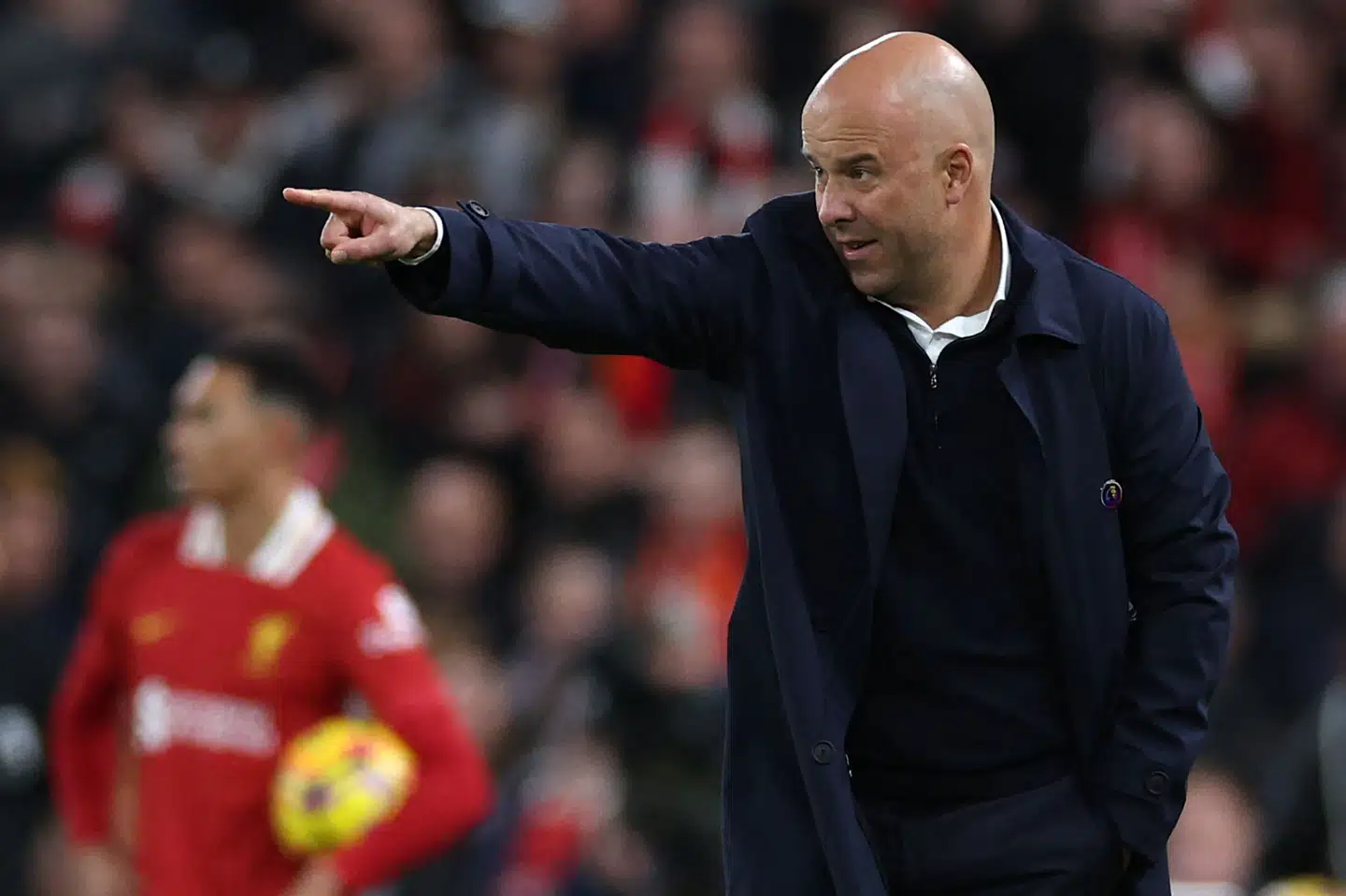 Liverpool-træner Arne Slot førte søndag sit hold til en 2-0-sejr over Manchester City i Premier League.