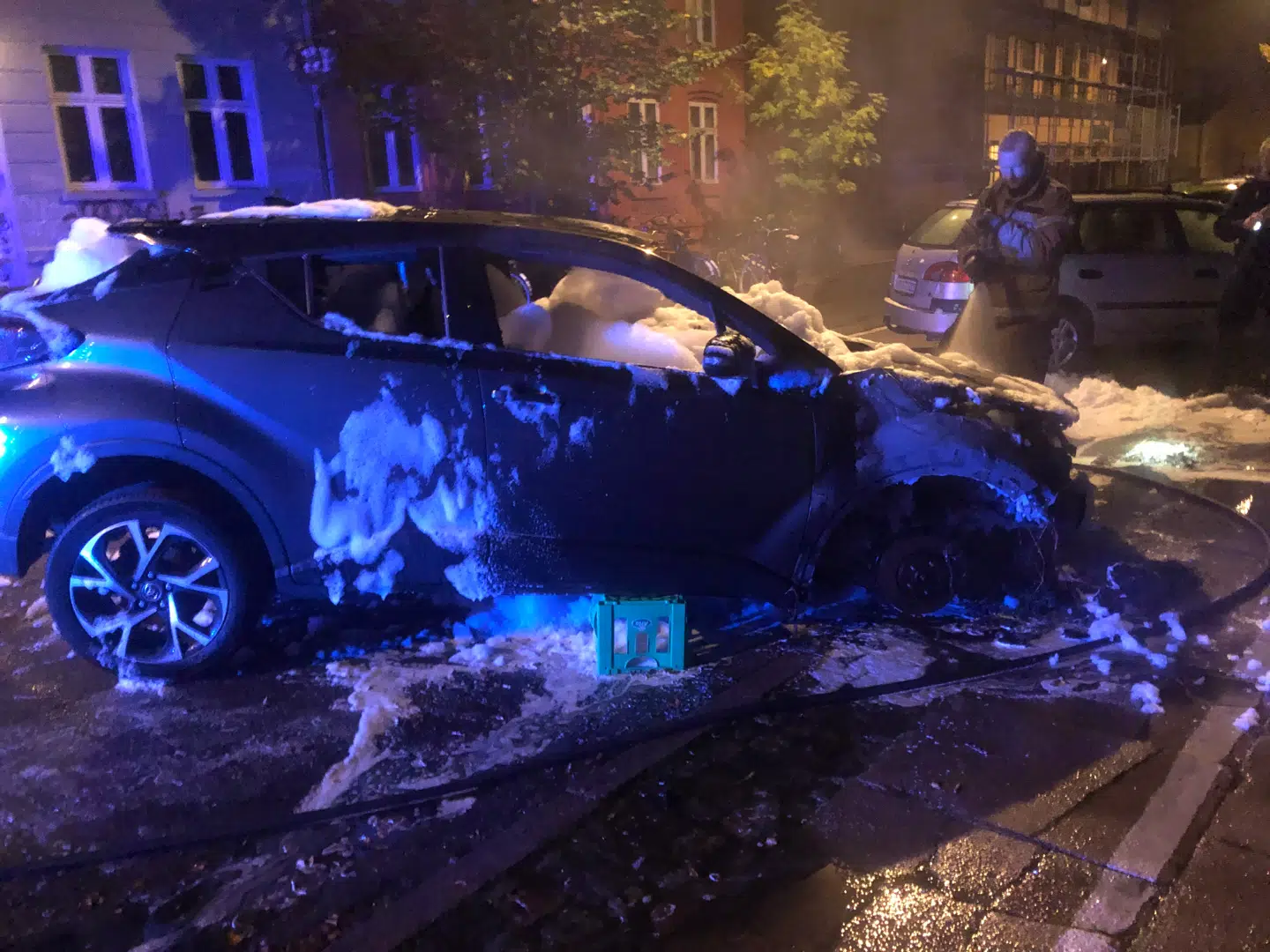 Mikkels bil er en af de mange biler i Danmark, som er blevet sat i brand i løbet af 2019.