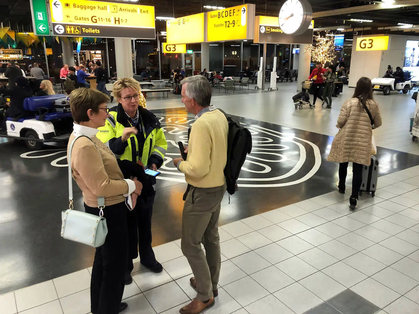 Amsterdams Schiphol Lufthavn.
