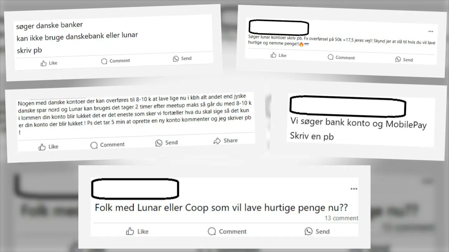 Her ses en håndfuld af de opslag, der florerer på lukkede Facebook-grupper