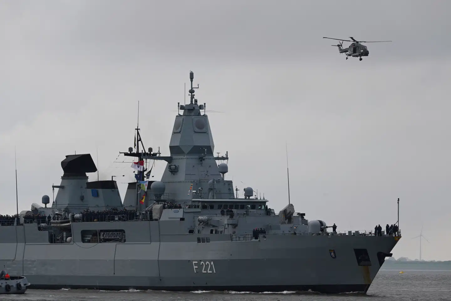Det tyske militær benytter »Sea Lynx«-helikoptere. Billedet er et arkivbillede. Det vides ikke, hvilken helikopter tyskerne brugte i november, hvor det nærmede sig et russisk skib, som reagerede ved at affyre signalraketter.