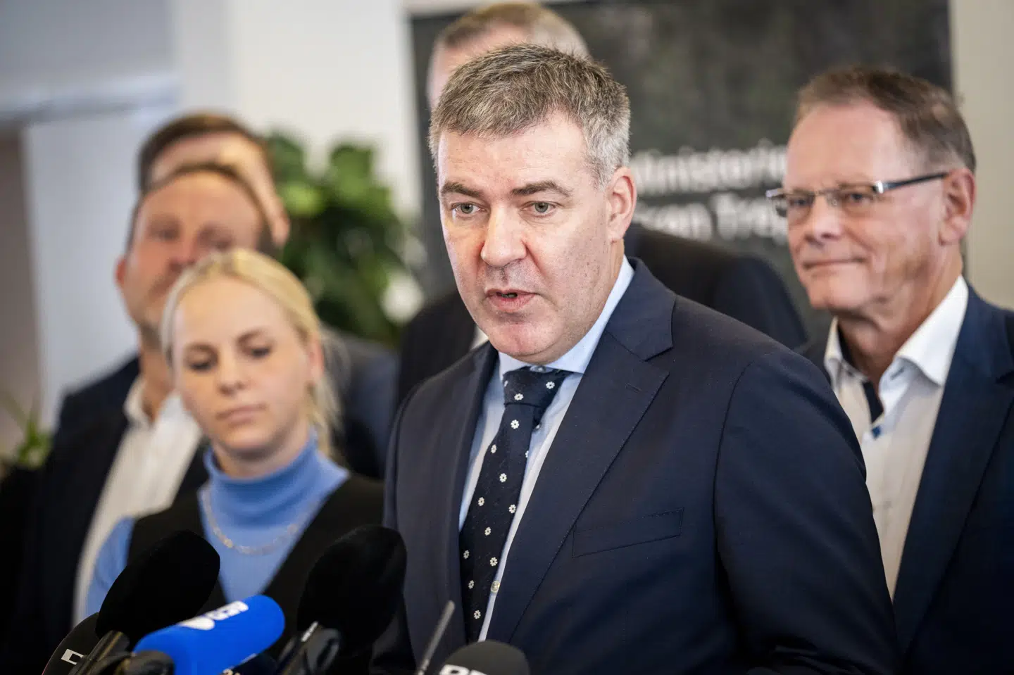 Klima-, energi- og forsyningsminister Lars Aagaard (M) er mere end skuffet over, at ingen bød på tre udbudte havvindmølleparker i Nordsøen. (Arkivfoto).