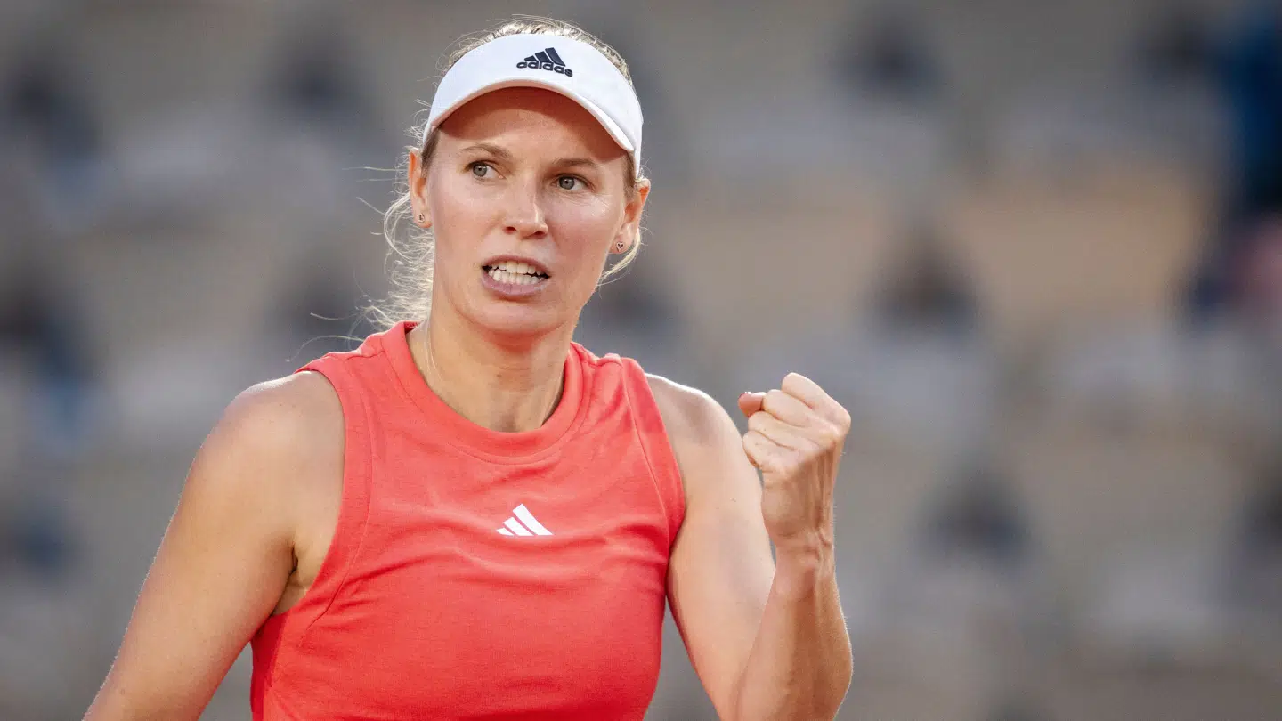 Caroline Wozniacki under sommerens OL.